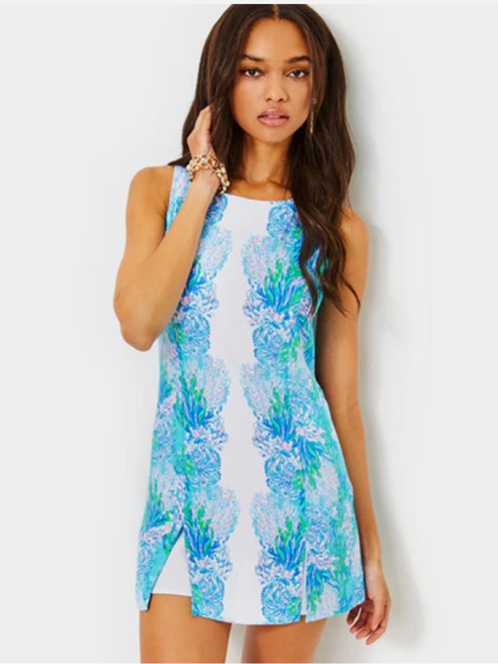Lilly Pulitzer Cordelia Shift Romper Size 12 Las Olas Strong Current Sea